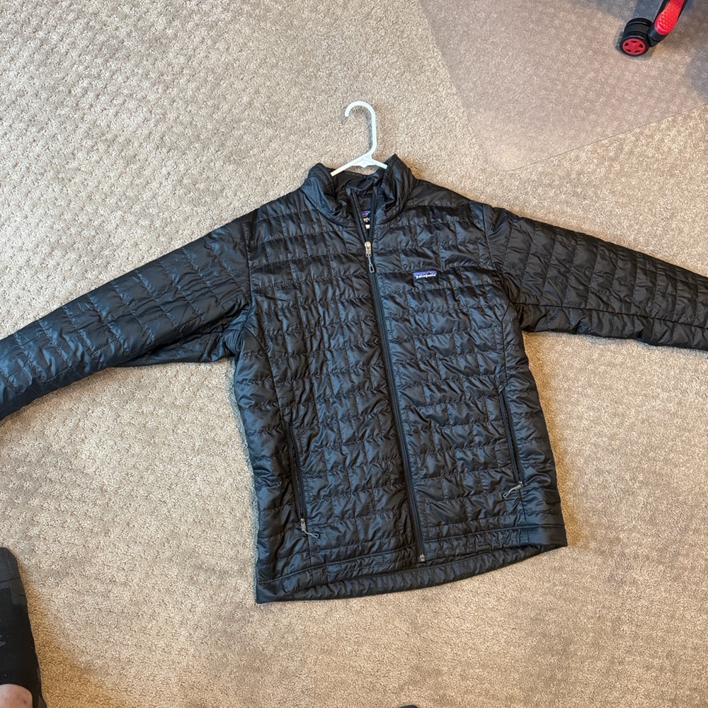 Patagonia Black Nano Puff jacket